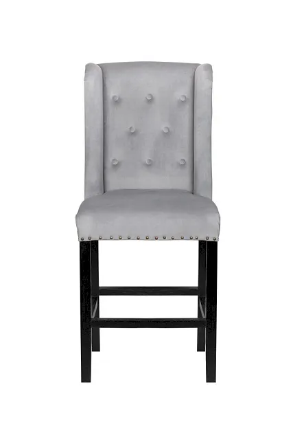Дизайнерский полубарный стул Skipton Average Grey Velvet в Санкт-Петербурге Дизайнерский полубарный стул Skipton Average Grey Velvet в Санкт-Петербурге
