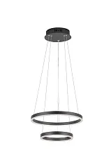 фото Люстра Orblaze 2 rings 400 black в интерьере в Санкт-Петербурге