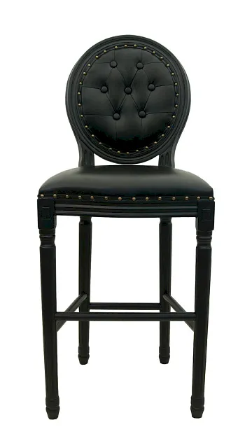 Дизайнерский барный стул Filon Button Black в Санкт-Петербурге