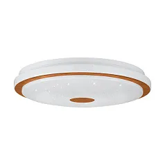 заказать 900598 Настенно-потолочный светильник LANCIANO 1, LED 24W, 1900lm, H75, ?400, сталь, дерево, белый, коричневый/пластик с эффектом кристаллов, белый, х в Санкт-Петербурге
