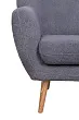 Низкое кресло Fuller Grey Boucle №6 в Санкт-Петербурге