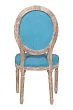 Стул с круглой спинкой Volker Oak Light Blue №3