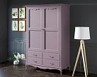 Шкаф "Леонтина (Leontina)" в лавандовом цвете двустворчатый с ящиками арт LT27KR2L №2