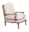 Мягкое полукресло с подлокотниками Niro Rattan Beige №1 в Санкт-Петербурге