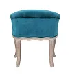 Низкое кресло ретро Kandy Blue Velvet №2 в Санкт-Петербурге
