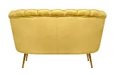 Дизайнерский двухместный диван Pearl Double Yellow №3 в Санкт-Петербурге