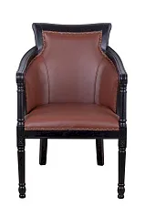фото Кресло Valene Brown Leather в интерьере в Санкт-Петербурге