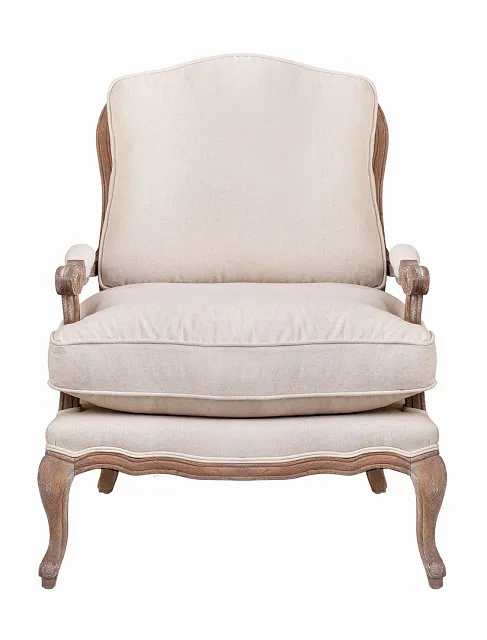 Мягкое полукресло с подлокотниками Niro Rattan Beige в Санкт-Петербурге