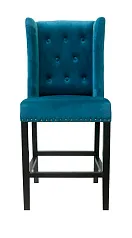 фото Дизайнерский полубарный стул Skipton Average Blue Velvet в Санкт-Петербурге