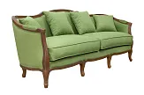 Прямой диван Darcy 3 Green №1