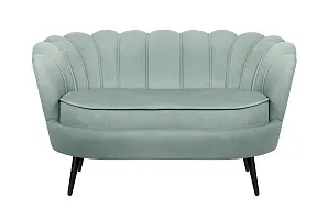 фото Диван ракушка Pearl Double Green на черных ножках в Санкт-Петербурге