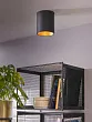 94502 Светодиодный потолочный светильник POLASSO, 1х3,3W (LED), ?100, черный, золотой №0