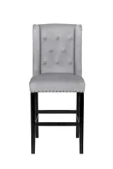 купить Дизайнерский барный стул Skipton Grey Velvet в Санкт-Петербурге