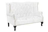 Кожаный дизайнерский диван лофт Royal Sofa White №1 в Санкт-Петербурге