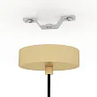 43815 Подвесной потолочный светильник (люстра) CARLTON, 1Х60W, E27, H1100, ?385, сталь, золотой №3