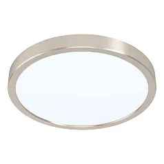 купить стильные 99221 Светодиодный накладной светильник FUEVA 5, 20W (LED), ?285, H28, 2300lm, 3000K, сталь, никель ма в Санкт-Петербурге