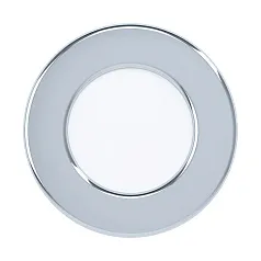 99204 Светодиодный встраиваемый светильник FUEVA 5, 2,7W (LED), ?86, ET26, IP44, 300lm, 3000K, сталь, хро в интернет-магазине в Санкт-Петербурге
