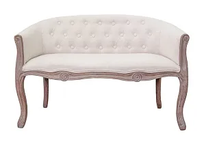 фото Дизайнерский двухместный диван Kandy Double Beige в интерьере в Санкт-Петербурге