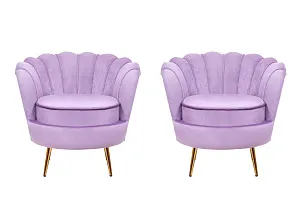 купить красивое Комплект кресел ракушка Pearl Purple в Санкт-Петербурге