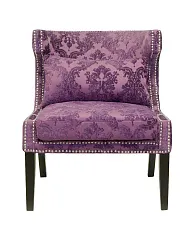 красивое Мягкое полукресло с подлокотниками Suza Violet на заказ в Санкт-Петербурге