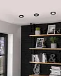 900752 Комплект встраиваемых светильников PENETO, 3X4,6W (GU10), ?87, сталь, черный №1