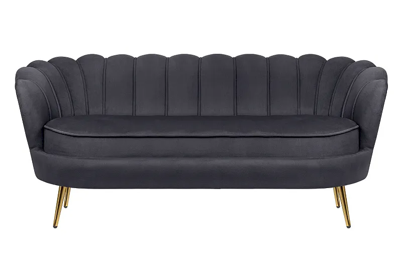 Трехместный диван ракушка для гостиниц Pearl Triple Black в Санкт-Петербурге Трехместный диван ракушка для гостиниц Pearl Triple Black