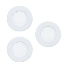купить 99135 Светодиодный комплект встраиваемых светильников FUEVA 5, 3х2,7W (LED), ?86, ET26, 3х300lm, 3000K, ст в интернет-магазине в Санкт-Петербурге