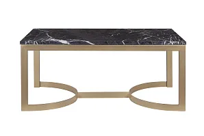 Журнальный столик прямоугольный Aron Marble-Bz в интерьере в Санкт-Петербурге