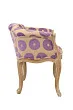 Низкое кресло ретро Kandy Purple №1