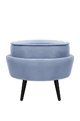 заказать Пуф Pearl Adorn Sky на черных ножках в Санкт-Петербурге