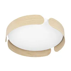 901827 Светодиодный настенно-потолочный светильник VALCASOTTO, 20W(LED), 3000K, 2400lm, сталь, дерево, коричневый, белый в интернет-магазине в Санкт-Петербурге
