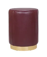 купить Дизайнерский пуф Topper Brown Leather в интернет-магазине в Санкт-Петербурге