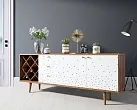Комод "Бербер (Berber)" удлиненный с бутылочницей 15 принт арт BB15/Print_15 №4