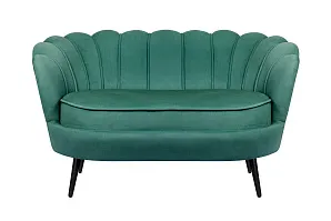 купить красивый Дизайнерский диван Pearl Double Green V2 на черных ножках в интернет-магазине в Санкт-Петербурге