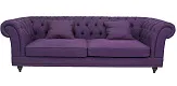 Диван мягкий арт-деко Neylan Purple розовый №1