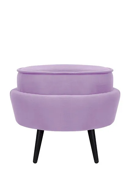 Пуф Pearl Adorn Purple на черных ножках в Санкт-Петербурге Пуф Pearl Adorn Purple на черных ножках