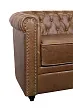 Кожаный диван лофт Karo Brown leather 2S №4 в Санкт-Петербурге