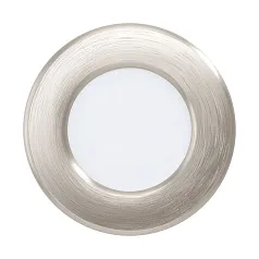 заказать 99136 Светодиодный встраиваемый светильник FUEVA 5, 2,7W (LED), ?86, ET26, 330lm, 3000K, сталь, никель в Санкт-Петербурге