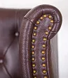 Каминное кожаное кресло Royal Brown №4 в Санкт-Петербурге