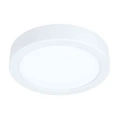 купить 99225 Светодиодный накладной светильник FUEVA 5, 10,5W (LED), ?160, H28, 1350lm, 4000K, сталь, белый/п в Санкт-Петербурге