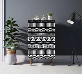 красивые Комод высокий "Бербер (Berber)" принт 19 арт BB10/Print_19 на заказ в Санкт-Петербурге