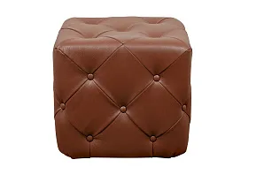 Дизайнерский пуф Amrit Light Brown Leather в интернет-магазине в Санкт-Петербурге