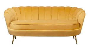 стильный Дизайнерский диван Pearl Triple Yellow на заказ в Санкт-Петербурге