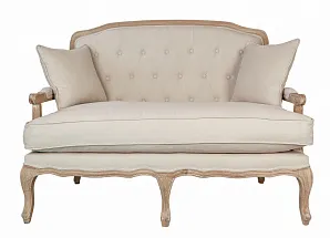 фото Прямой диван модерн Yareli Beige V2 бежевый в интерьере в Санкт-Петербурге