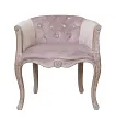 Низкое кресло ретро Kandy Pink Velvet №0 в Санкт-Петербурге