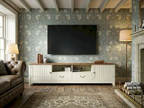 красивые Бежевая консоль "Оливия (Olivia)" под TV удлиненная арт GC3006С в Санкт-Петербурге