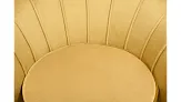Кресло с пуфом ракушка Pearl Yellow №4 в Санкт-Петербурге