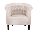 Низкое кресло Swaun Beige Velvet №0 в Санкт-Петербурге