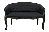 Двухместный дизайнерский диван Kandy Double Black Old №0 в Санкт-Петербурге