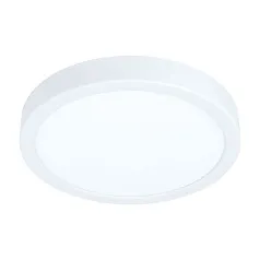 фото 99216 Светодиодный накладной светильник FUEVA 5, 17W (LED), ?210, H28, 2000lm, 3000K, сталь, белый/п в интерьере в Санкт-Петербурге